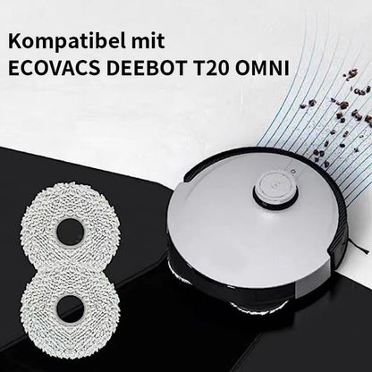 Replacement Accessory Set for Ecovacs Deebot T20 Omni / T20e Omni, 1 Main Brush, 2 Filters, 8 Side Brushes, 4 Mop Cloths, 3 Dust Bags, 1 Brush Cleaning Tool